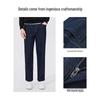 Navigare Men's Slightly Wide-Leg Washed Denim Jeans