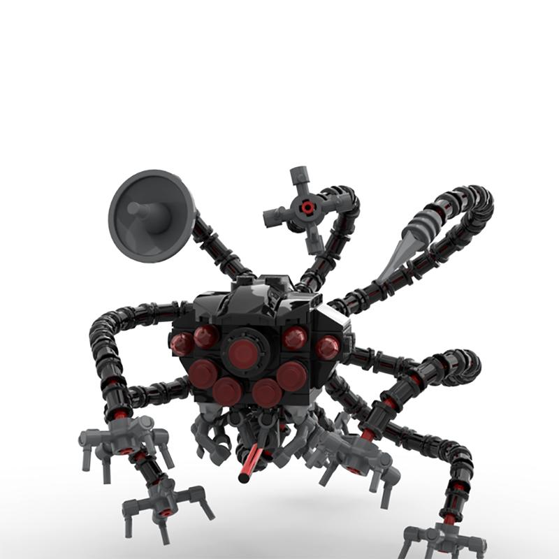 MOC Black Robot APU Mecha Robot Weapon Building Blocks Assembly Classic Movie Model Building Block Toy Holiday Birthday Gift