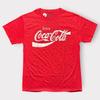Tricou Grafic Bărbați Coca-Cola Roșu Melanj Logo Uzat 20321 Mărime Medie NOU