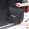 Car Storage Box Charging Gun Leather Bag Accessories For Jeep Grand Cherokee Wrangler JK Gladiator Compass Renegade Wagoneer AMU1