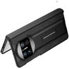 Huawei Mate X3 Frosted Leather Phone Case with Magnetic Hinge and Stand