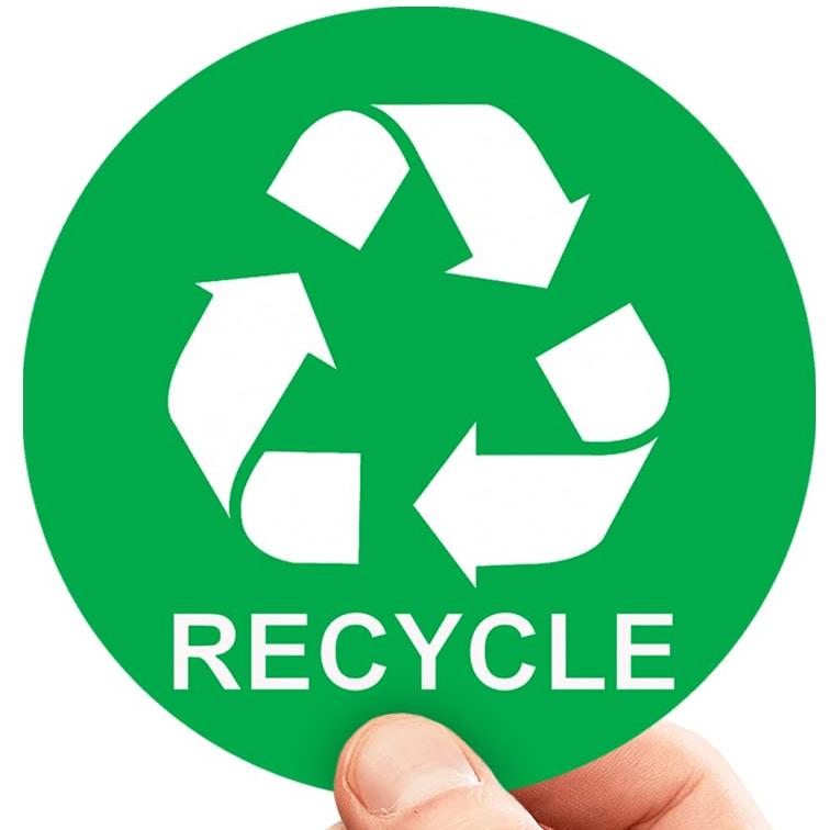 Trash Bin Stickers Waterproof Recycle Bin Vinyl Decals Separate Trash Dustbin Car Trash Bin Garbage Cans Kitchen Accessories
