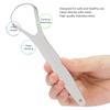 1Pc Stainless Steel Tongue Scraper Cleaner for Fresh Breath Oral Hygiene Coated Tongue Toothbrush Care Tool