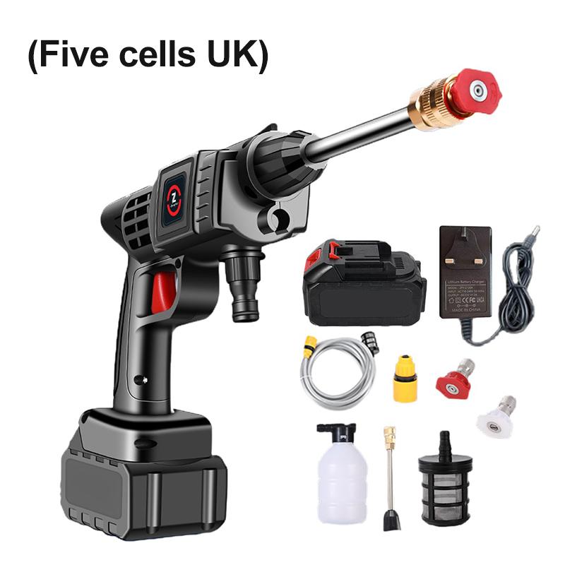 70BAR Max Automobilová Bezdrátová Vodní Pistole 12V 200W EU/US/UK/AU Zástrčka Vysokotlaký Čistič Myčka 7-10M Stříkání Stroj na Mytí Aut