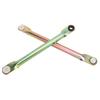 Windscreen Wiper Motor Linkage Push Rod Arms Set Solid Construction Replacement for Kangoo 2008 to 2019