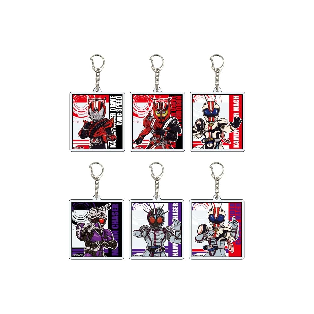 

Kamen Rider Drive 01 [Graph Art Illustration] Acrylic Keychain Box of 6
