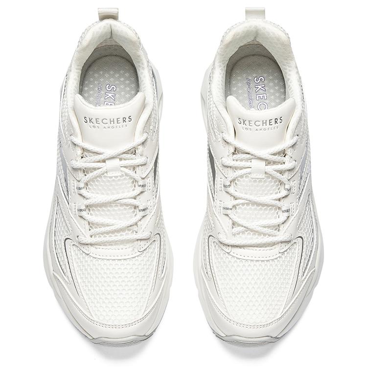 Skechers Scarpe Sportive Tres-Air Uno Aurora Butterfly Tendenza Sportiva Ammortizzazione Resistenti all'Usura Basse Casual Donna Sneakers Argento 177425-WSL