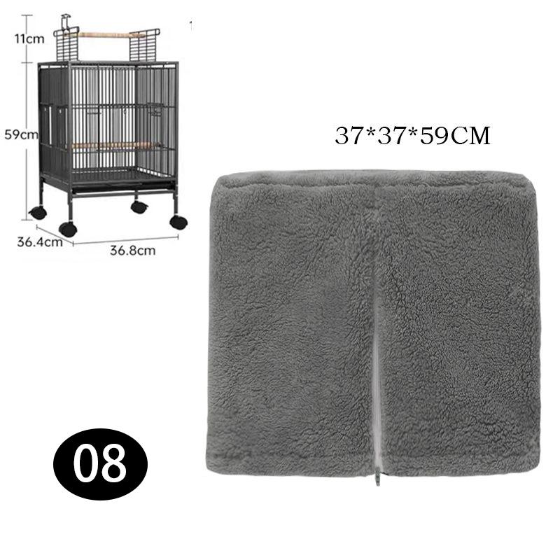 Multi-sizes Large Bird Cage Cover Sunscreen Warm Dust Cover Winter Pet Bird Parrot Cage Shading Pet Products Bird Supplies
