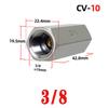 1 Pezzo Valvola di Ritegno Pneumatica Valvola di Controllo Valvola Aria 1/8 1/4  3/8 1/2 3/4BSP filettatura interna in ottone valvola di ritegno pneumatica unidirezionale