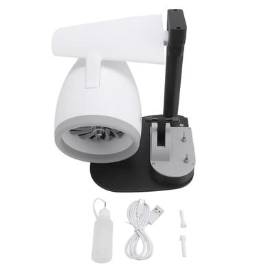 Desktop Fan with Red Tail Light Innovative Turbofan Engine Shape USB Turbo Cooling Fan Humidifier