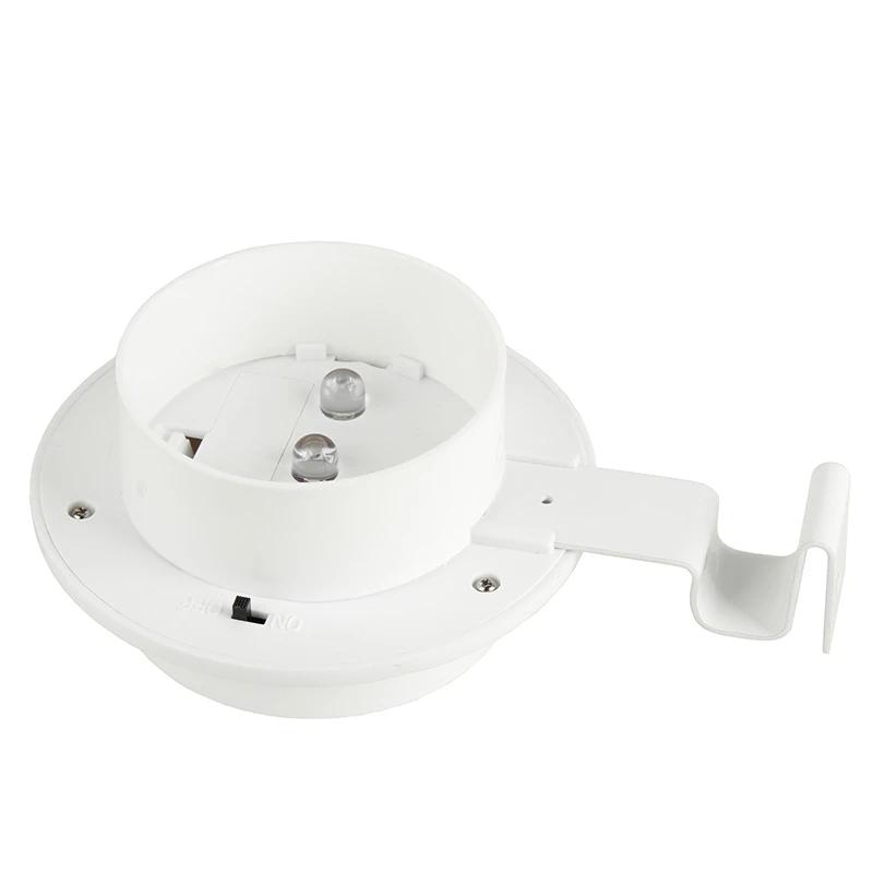 Outdoor Solar Gutter Lights 3 9 LEDs Fence Light Waterproof Security Lamps For Eaves Garden Landscape Pathway B Solar Lights