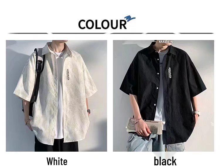 Stylish Men's Short-Sleeve Casual Shirt - Hong Kong Spring/Summer Collection