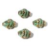 5PCs Cartoon Fish Shaped Ceramic Beads Hand Painted Ceramic Pendant Porcelain Beads For DIY Jewelry Making Accessories 15x12mm