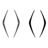 BMW 5 Series i5 G60/G61 2024+ Headlight Eyebrows Stickers - Exterior Trim Modification.