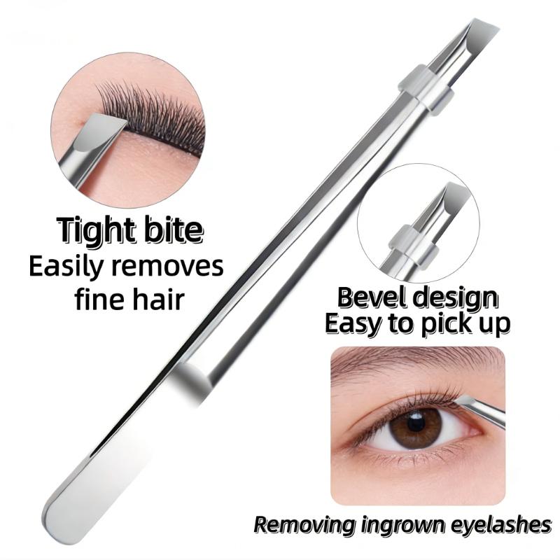 High-Quality Stainless Steel Tweezers for Eyebrows and Beard | Multi-Functional Tool for Grooming and Facial Care