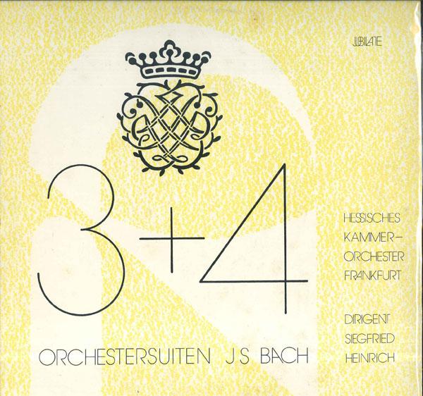 

LP Record SIEGFRIED HEINRICH HESSISCHES KAMM J S Bach Ouverture Nr3 Ddur Bwv10 JU18241 JUBILATE 1979 Germany Classical Used