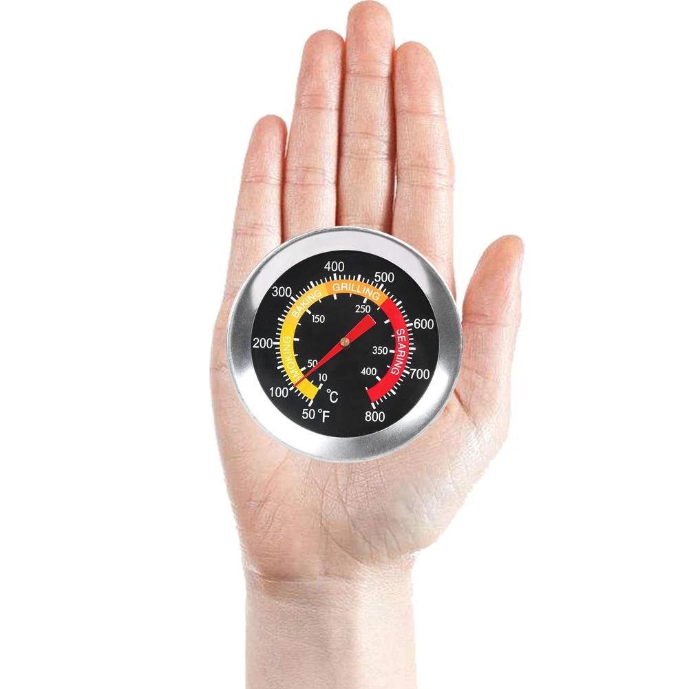 Meat Barbecue Stainless Steel Thermometer for Kitchen Cooking BBQ Oven Grill Dial Display Food Temp Rotisserie Gauge Meter