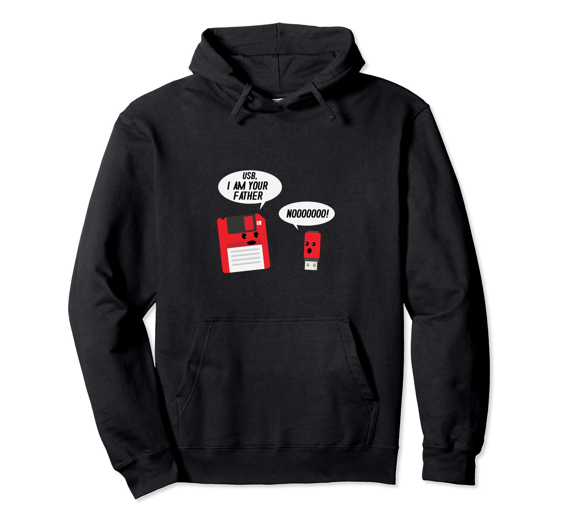 USB I Am Your Father Funny Technology Floppy Disk Hoodie
