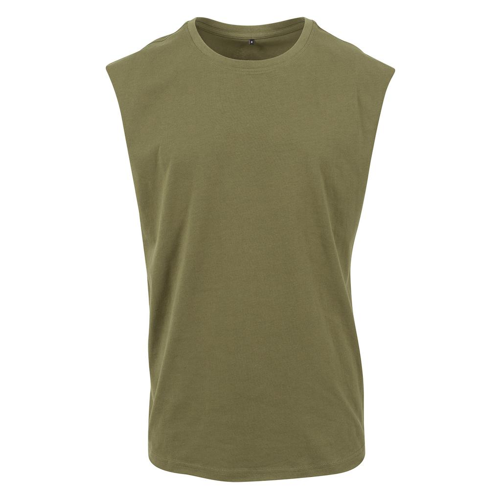 New Morning Studios Men's Plain Sleeveless T-Shirt