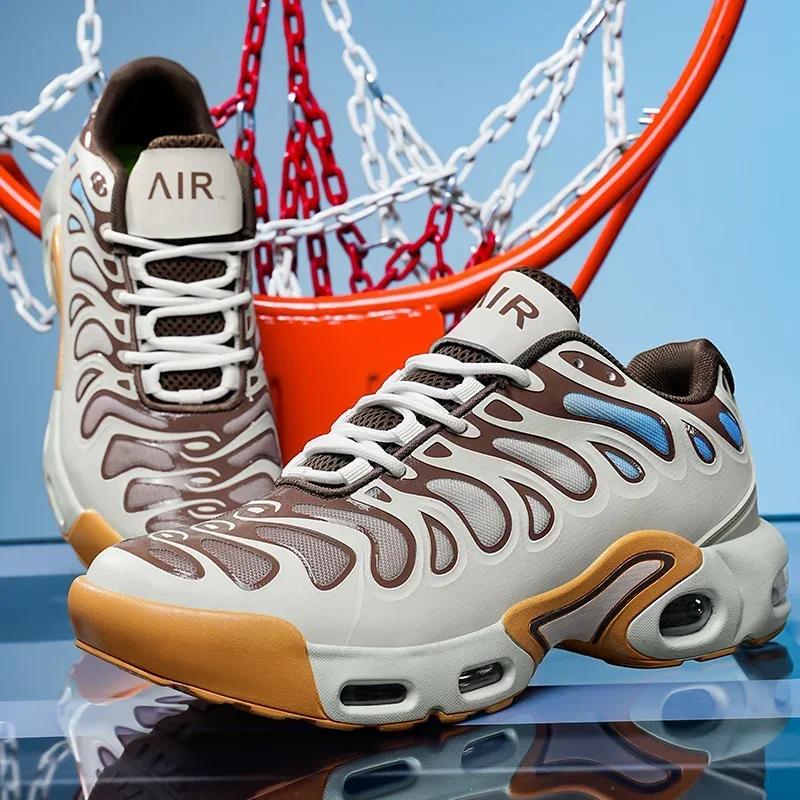 Men Sports Shoes Luxury Casual Sneakers Mesh Running Shoes Summer Lightweight Platform Fashion Basketball Walking Shoes for Men