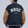 New Balance Baseball Jerseys Men's Navy Blue Baseball Collar Moderate Straight Fit AMJ34309-ECL