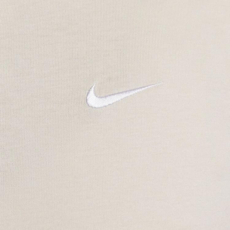 Nike Sportswear Printed Logo Soft Solid Color Polo Dress Women Dresses Light-Red White HJ8149-104