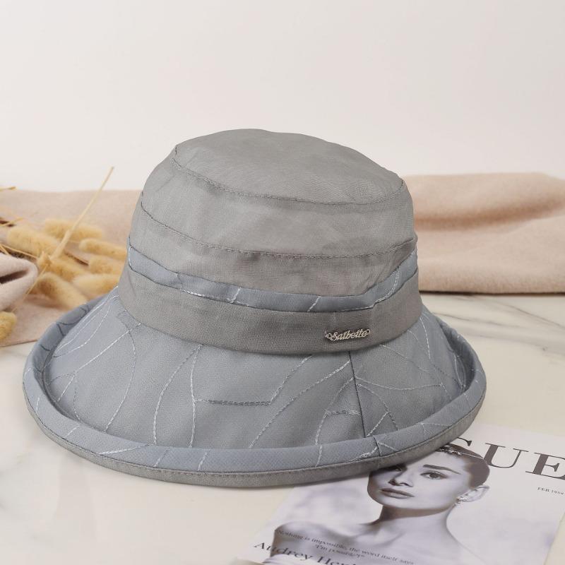 Protecție solară Protecție UV Umbrelă de soare Pălărie de pescar Căciulă de găleată vintage pentru femei Umbră de exterior Pălării de găleată moi, ușoare și respirabile