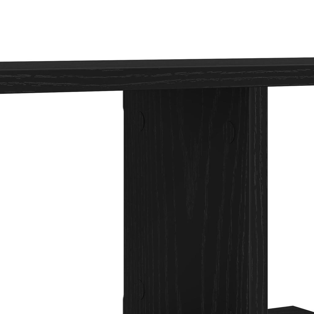 Wall-mounted decorative shelf for decorative storage display in bathroom, living room and hallway, 125x18x23 cm