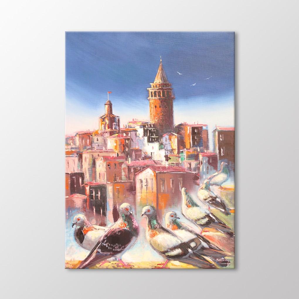 

Картина Галата и голуби
