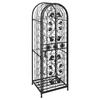 VidaXL Bottle Rack for 45 Bottles Metal 240939