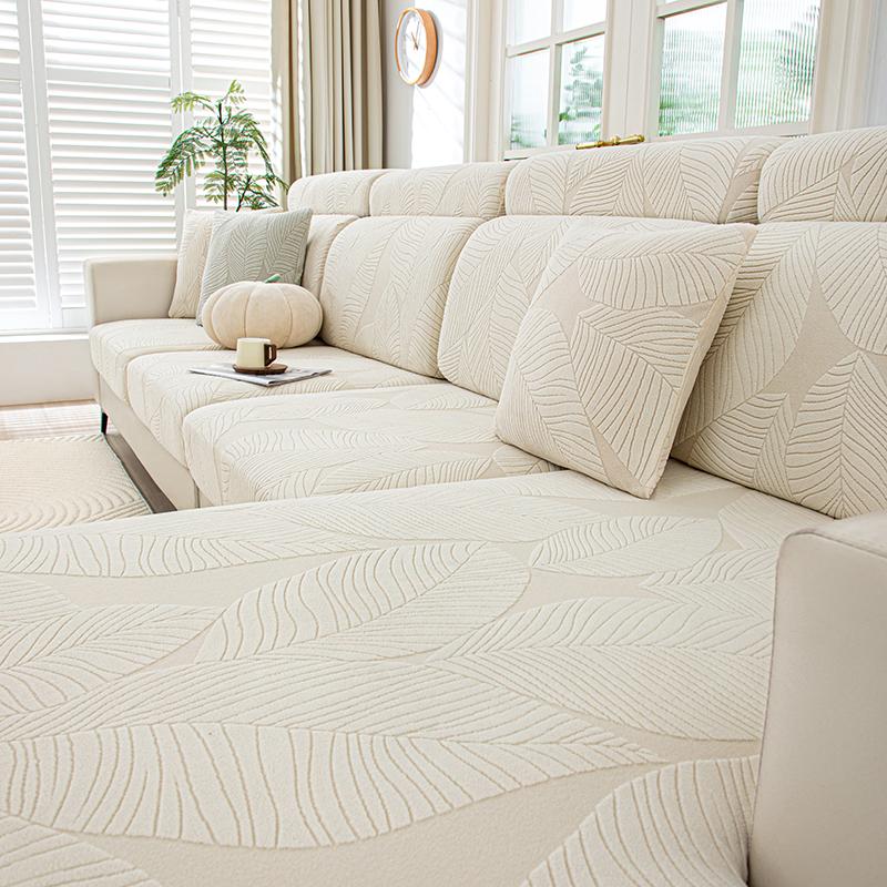 Thick Fabric Sofa Cushion Cover Soft Elastic Chair Seat Cover Washable Wear-Resistant Furniture Protector Sectional Couch Cover