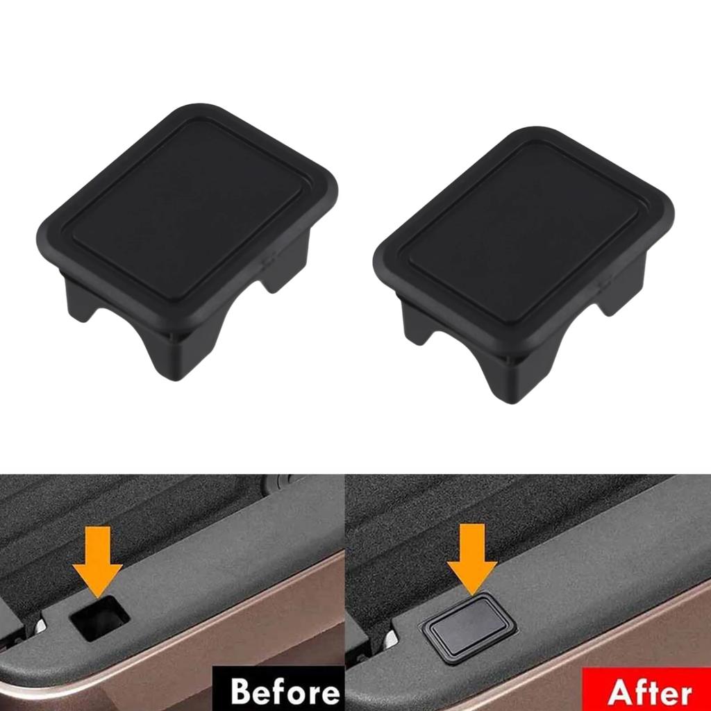 For Truck Bed Rail Protection Car Rail Pile Cover Car Rail Pile Cover 2019-2024 Cover Cap Hole Plug For Dodge For RAM 1500 2500