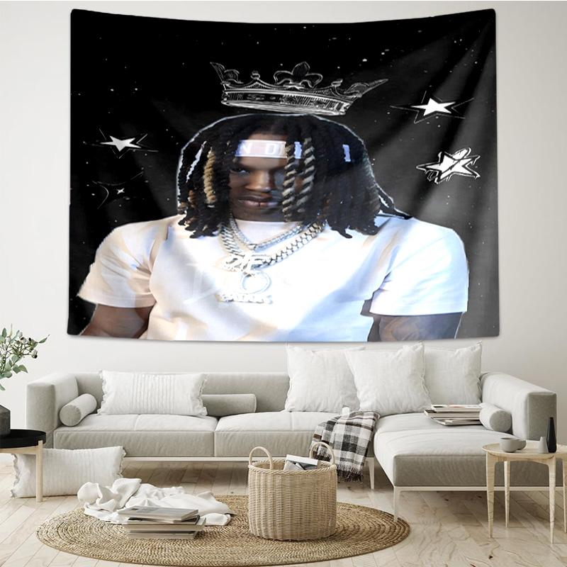 Rapper With Chains And Tattoos Tapestry Hanging for Bedroom,Livingroom, Playroom,Decor Art Room Wall Tapestry Holiday and Birthday Gifts