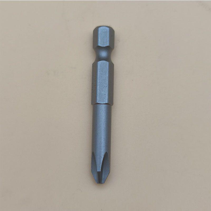 Strong Magnetic S2 Alloy Steel Phillips Screwdriver Bit, 1/4" Single-Head, Extended for Electric/Air Screwdrivers, Model PH012