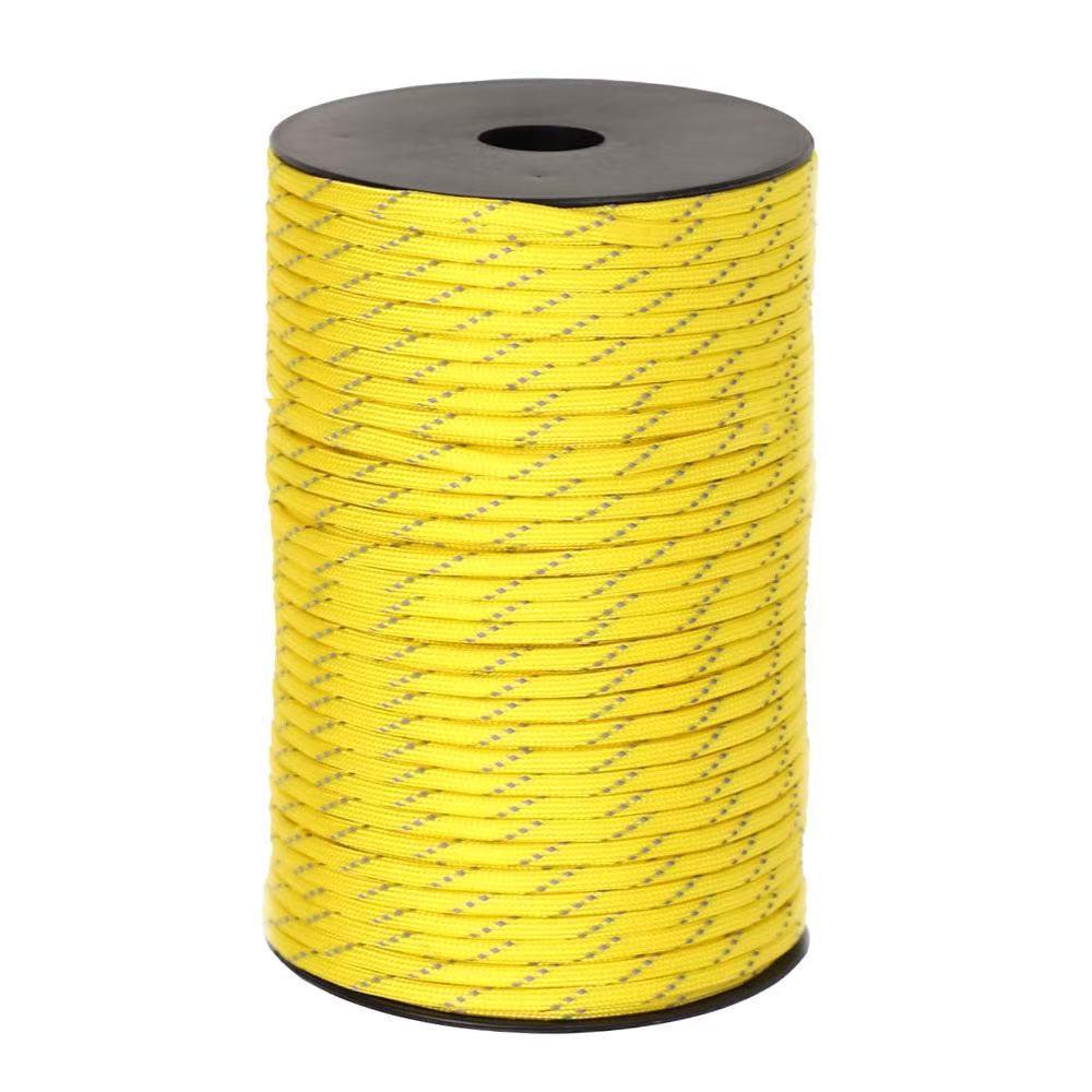 High-Reflective 7-Core Paracord: Emergency Lifesaving, Camping & Escape Rope