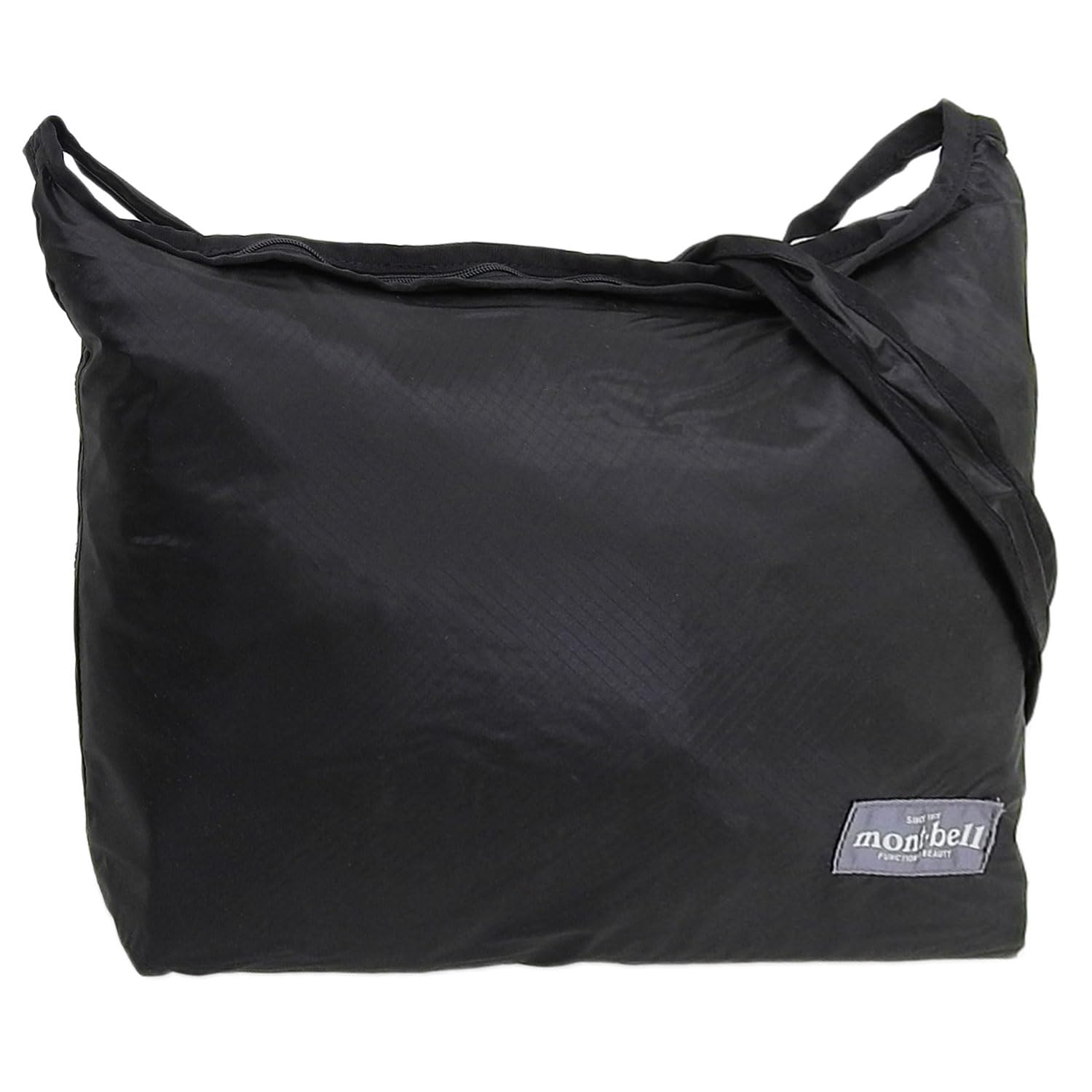 Montbell U.L.MONO Shoulder L 1123751 nylon shoulder bag, unisex, black