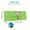 Pippi Longstocking Large Size Mouse Pad Large Gaming Table Cushion Non-slip Laptop Tablet Big Mousepad XXL Mat Mini PC Playmat With Lock Edge