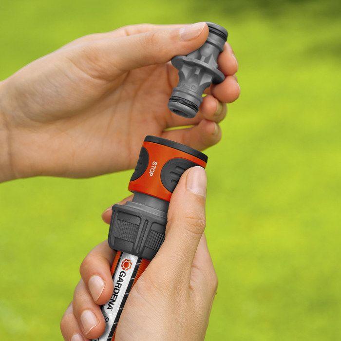 Connecteur De Tuyau D'arrosage GARDENA - Compatible Tous Tuyaux Et Raccords - Garantie 5 Ans