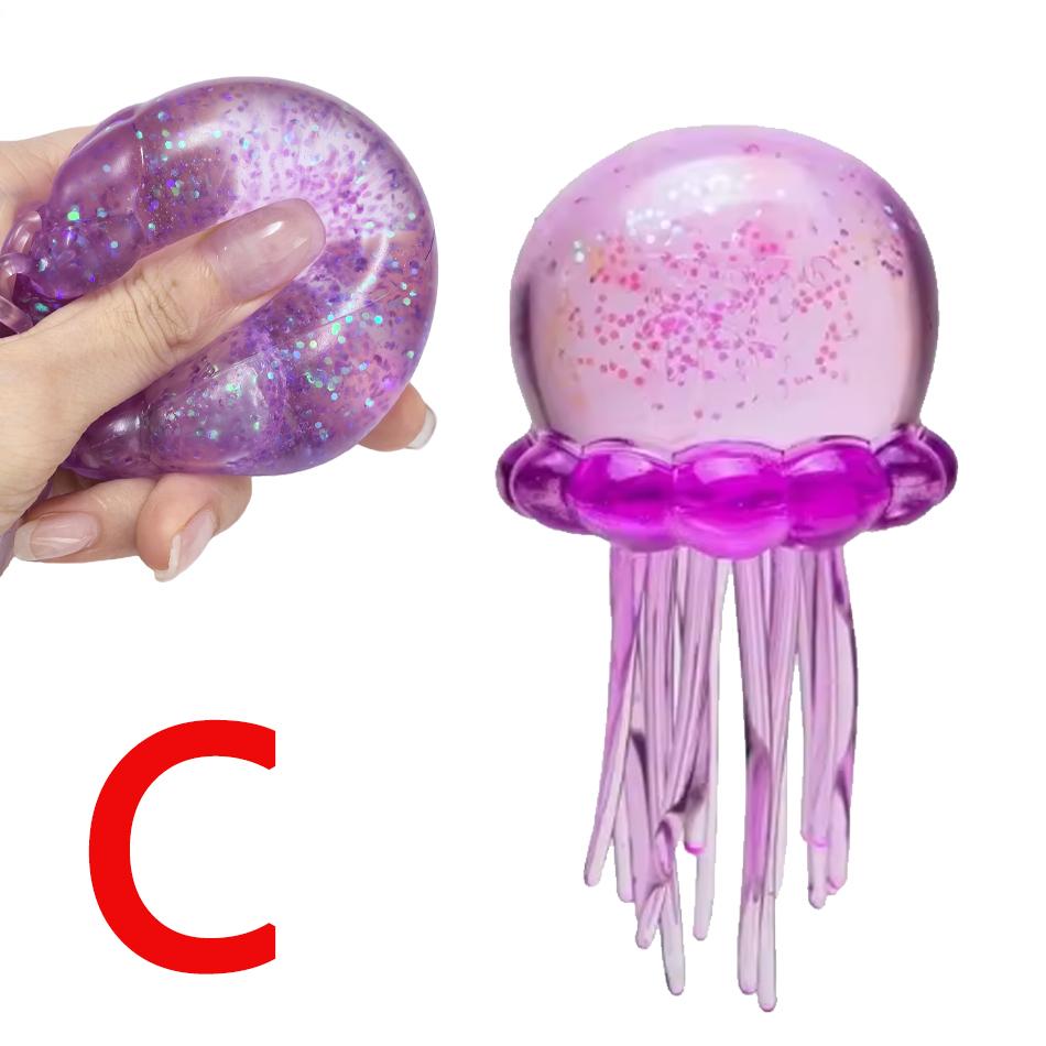 Medusa Kawaii Maltosio Squishy Giocattolo Colori Morbidi Carina Modello Medusa Sollievo dallo Stress per Bambini Adulti Ansia Giocattolo Sensoriale Regalo