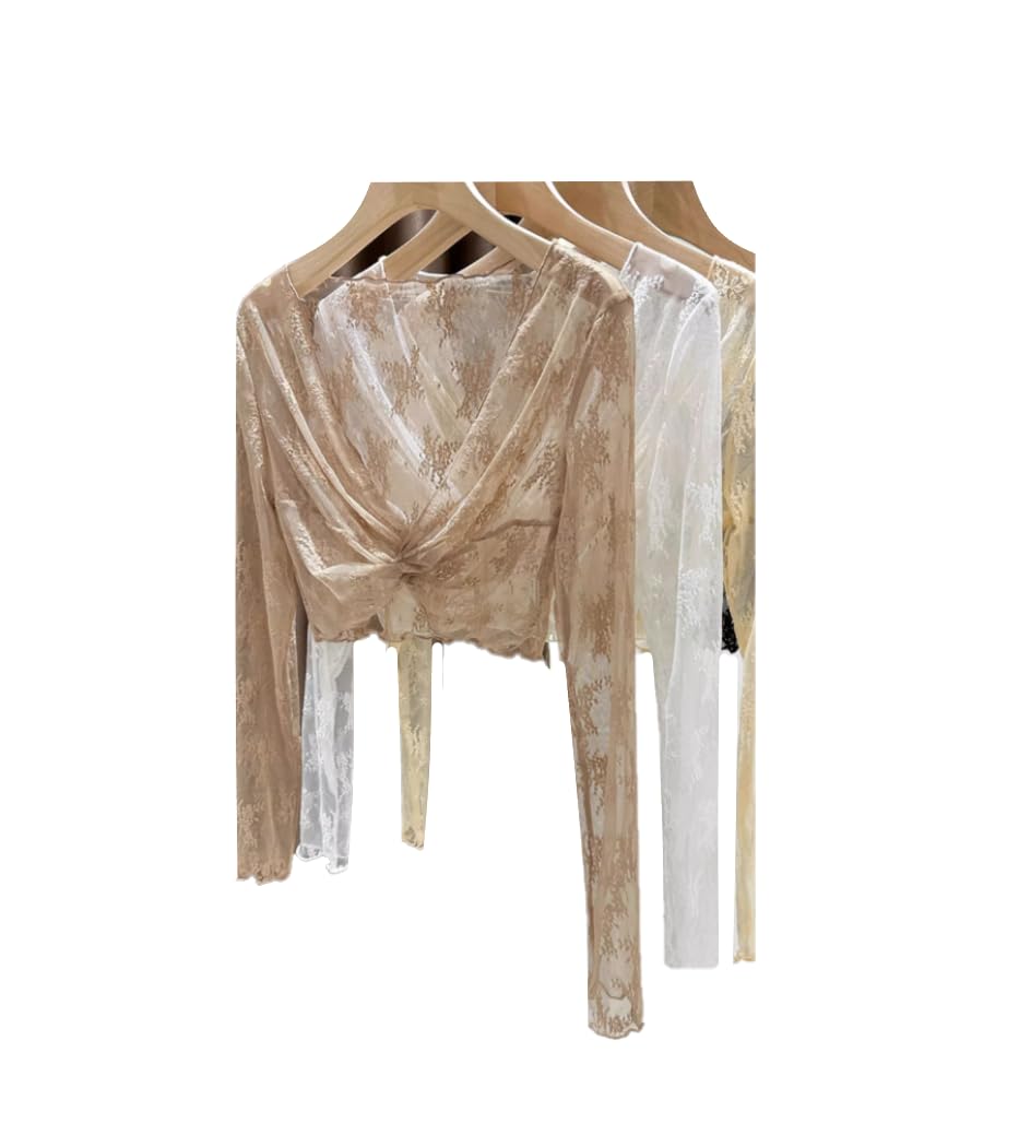 [Pro Dance] ProDance Brown Ballet Tops Adults Mesh Twisted Chest XL