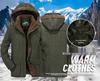 Men's Mid-Length Winter Cotton Coat with Velvet, Multi-Pocket, Thickened, Plus Size - Ideal for Middle-Aged and Elderly