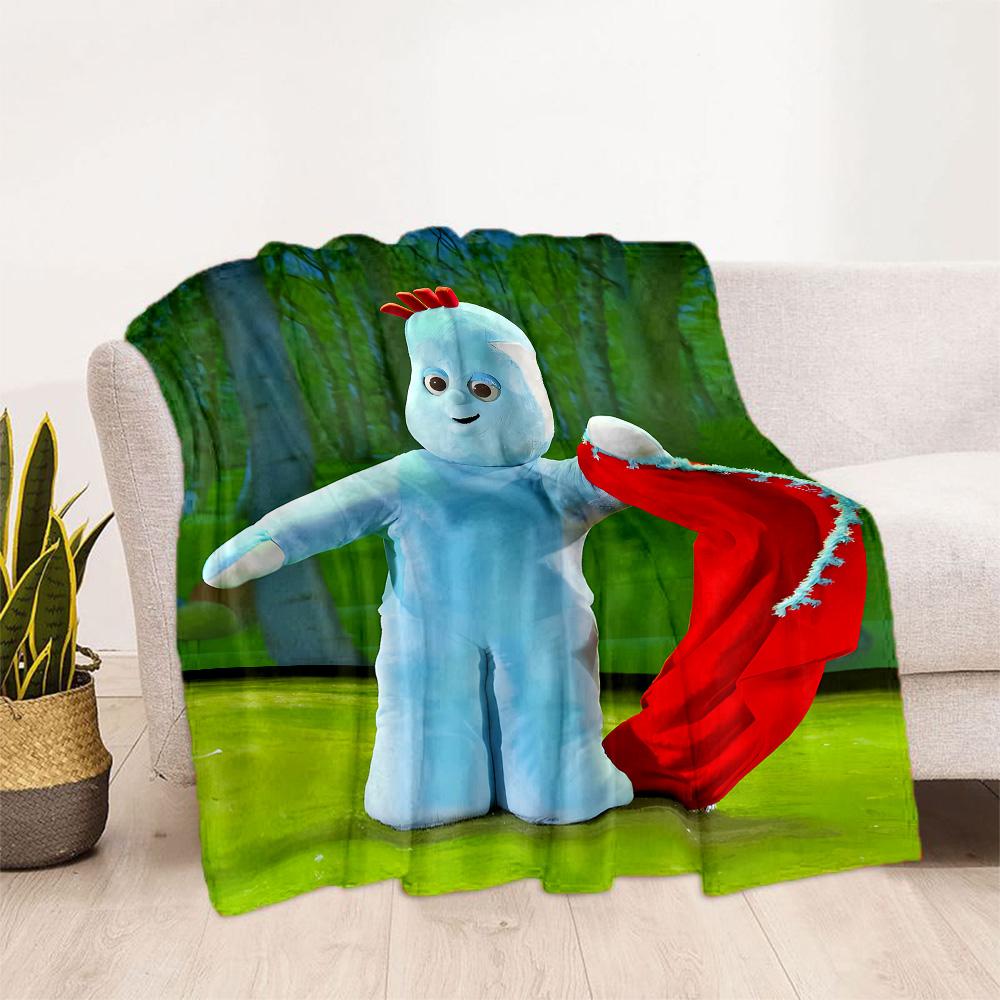 Night Garden Characters Blanket Durable Comfort Perfect for Picnics Sofa Bed All-Season Use Digital Print Ideal Gift For Birthday Valentine'S Day
