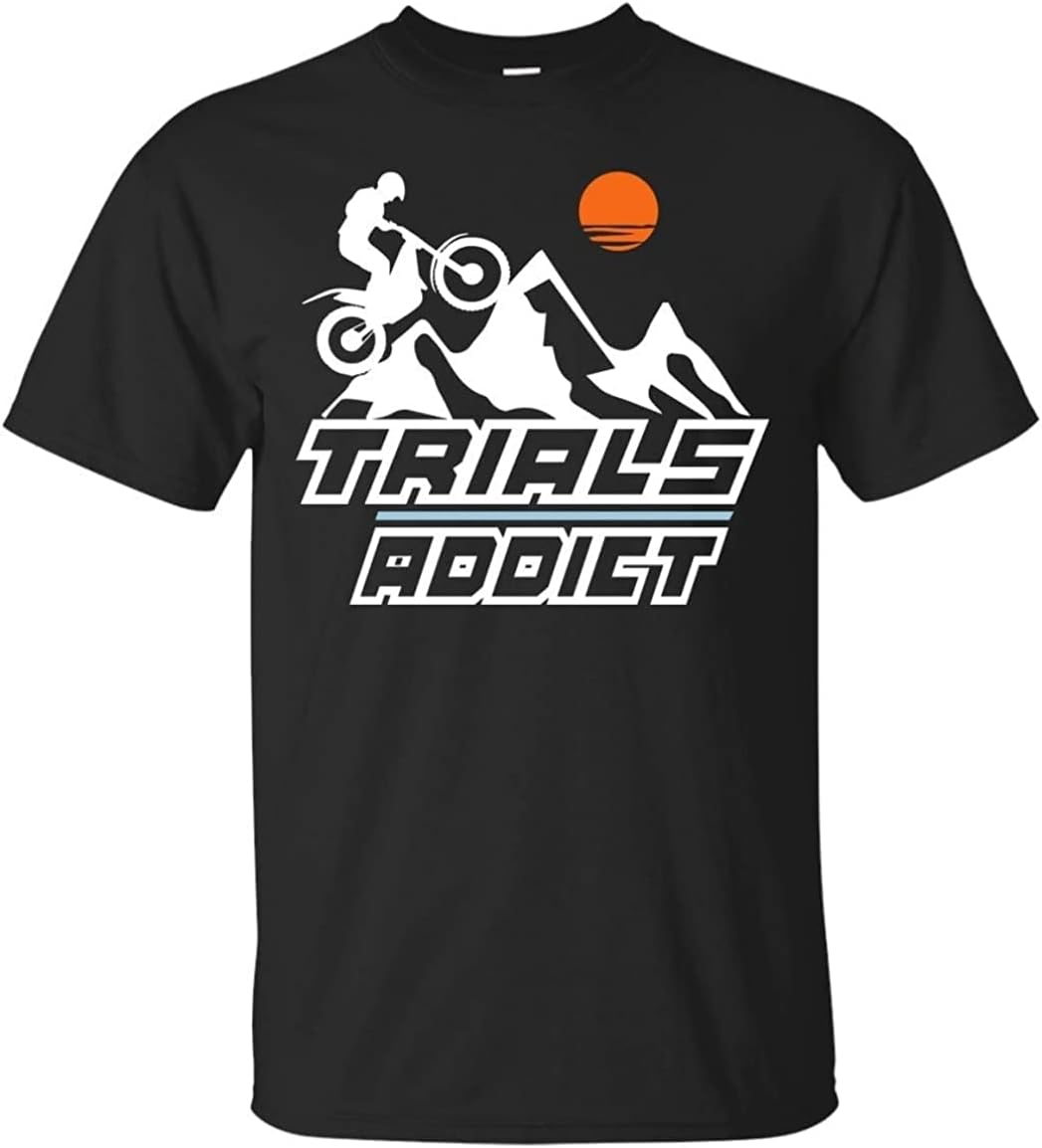 Men Summer T-Shirt Trials Addict, Sportbike Shirt S