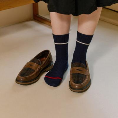 SOCKS APPEAL Waffle Color Line Navy