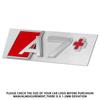 3D Car Styling Body Rear Trunk Emblem Sticker Badge Letters Decoration Decals For 78a A3 A4 A5 A6 A7 A8 Logo Auto Accessoriesa78