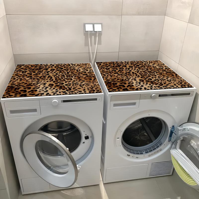 1 szt. Gumowa mata susząca z wzorem panterki do kawiarni, restauracji, kuchni, dywan, podkładka na stół, trwała mata stołowa z ziemi okrzemkowej, mata dla zwierząt, akcesoria do kawy