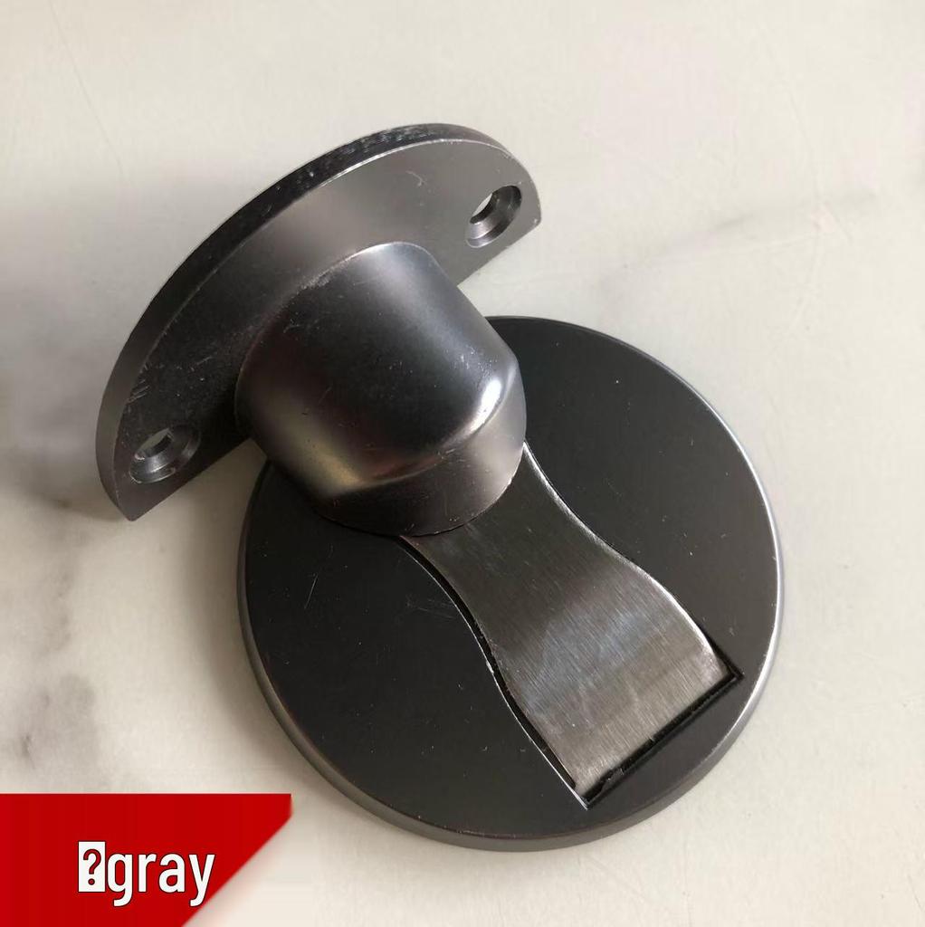Invisible Zinc Alloy Anti-Rust Magnetic Floor Door Stop with Glue.
