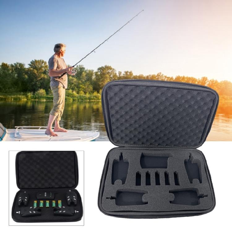 Carp Fishing Bites Alarm Storage Case Multipurpose Fishing Tool Protecting Box for Hobbyists and Serious Fishermen Alike
