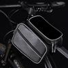 Large Capacity Waterproof Bicycles Front Top Tube Pouch Pannier Bike Phone Mount Holder Handlebar Bag with Touch Screens