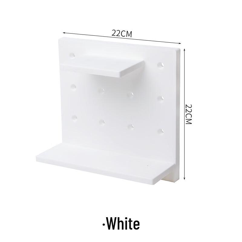 Wall-Mounted Punch-Free Pegboard Shelf